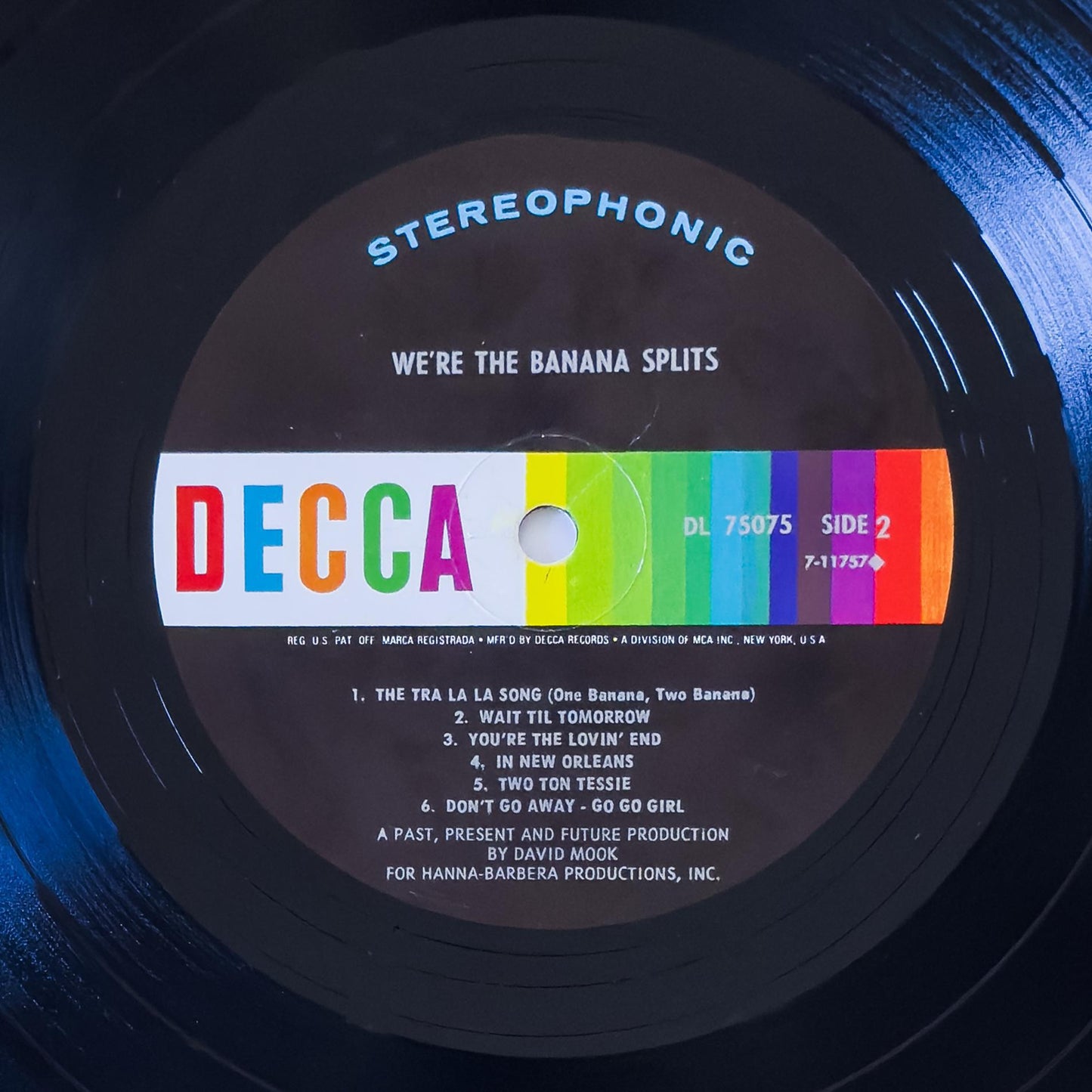 The Banana Splits “We're The Banana Splits" Vinyl Record – 1968 US Pressing – Rare Hanna Barbara Release
