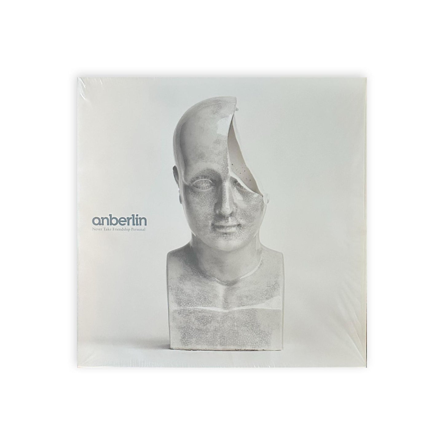 Anberlin “Never Take Friendship Personal" 2LP Vinyl Record – 2025 Deluxe 20th Anniversary Edition – Cyan/Baby Blue Vinyl