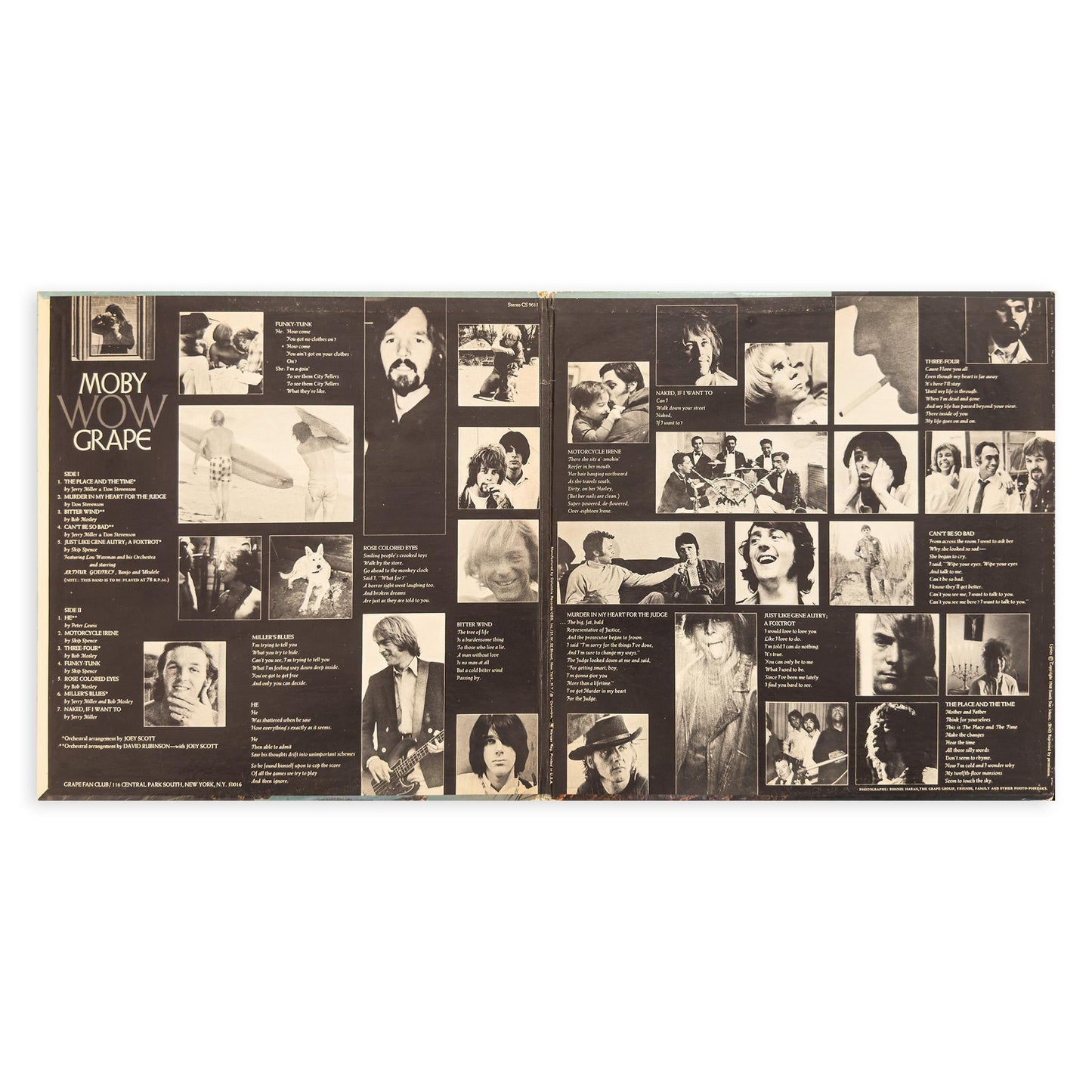Moby Grape “Wow" Gatefold Vinyl Record – 1968 US Pitman Press – Psychedelic Rock