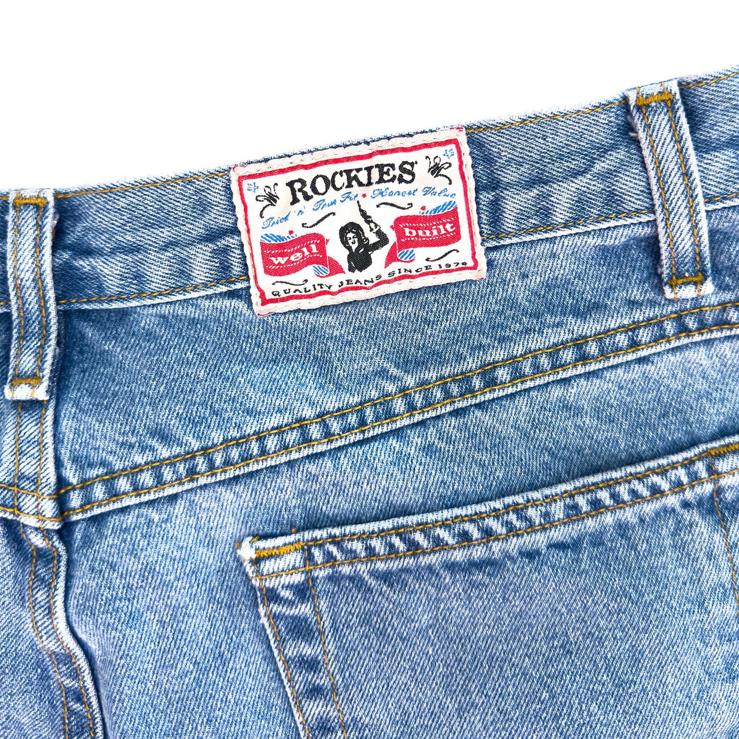 Vintage Rockies Women's Mom Jeans - Large