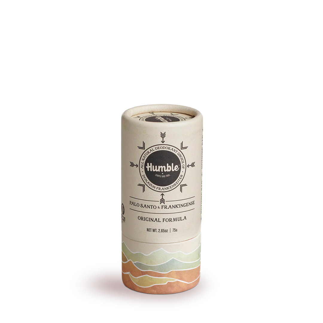 All-Natural Palo Santo & Frankincense Deodorant in 100% Biodegradable Tube