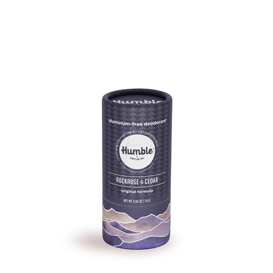 All-Natural Rockrose & Cedar Deodorant in 100% Biodegradable Tube