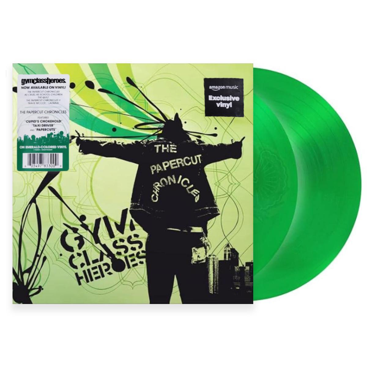 Gym Class Heroes "The Papercut Chronicles" 2LP Vinyl Record – 2023 First Pressing on Emerald Colored Vinyl