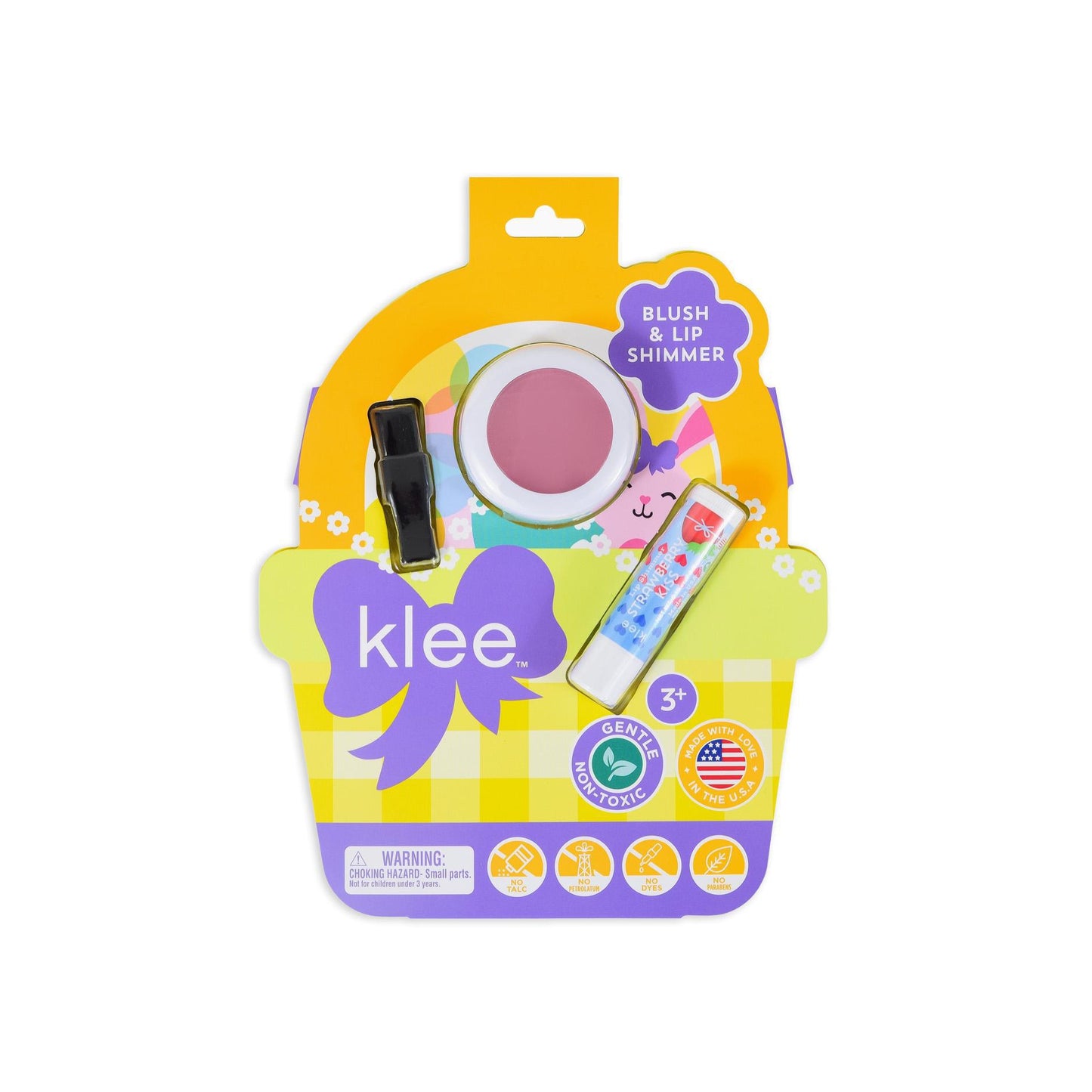 Strawberry Pop Non-Toxic Mineral Eye Shadow & Lip Shimmer Duo Set
