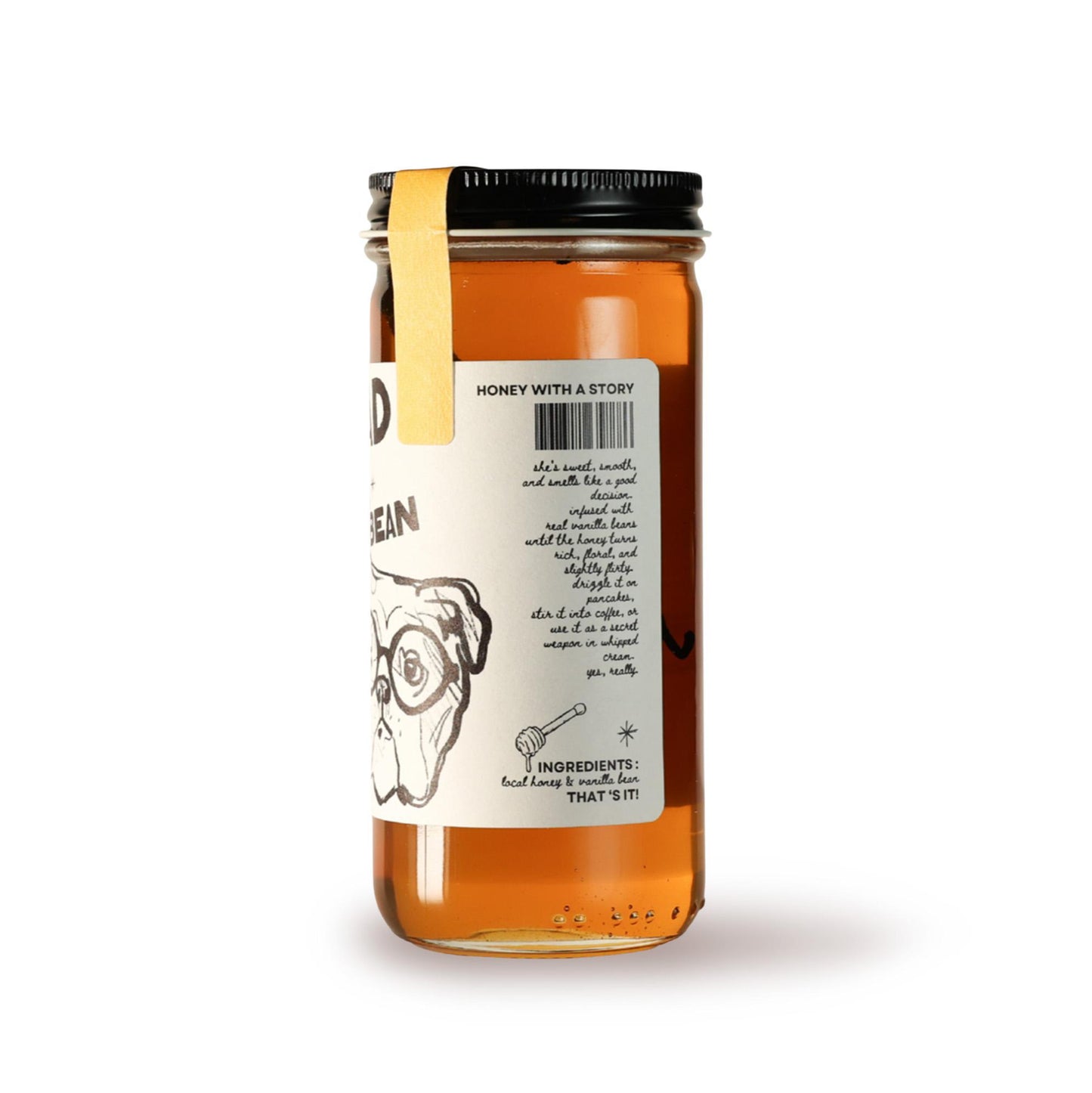 12oz Vanilla Bean Infused Honey