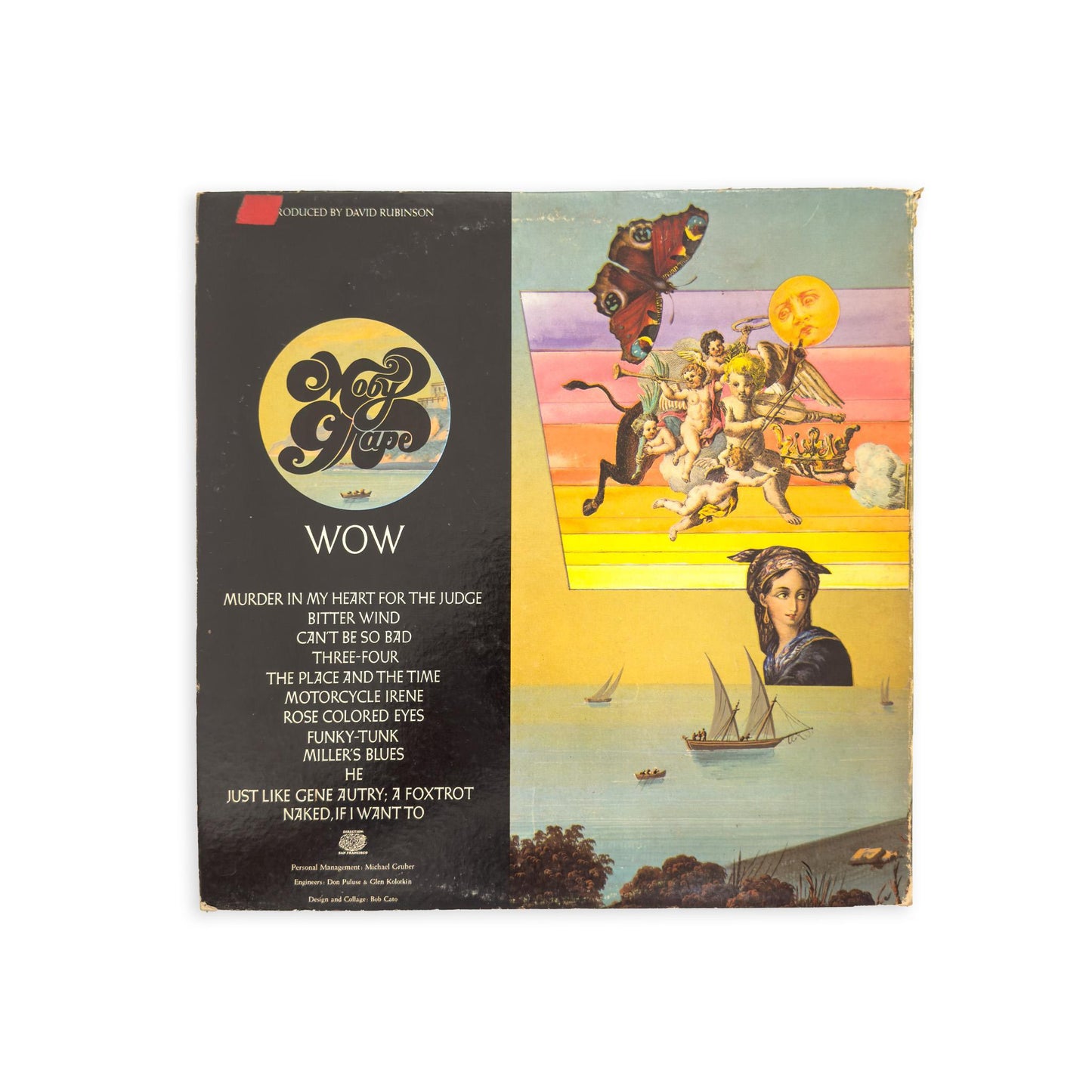 Moby Grape “Wow" Gatefold Vinyl Record – 1968 US Pitman Press – Psychedelic Rock