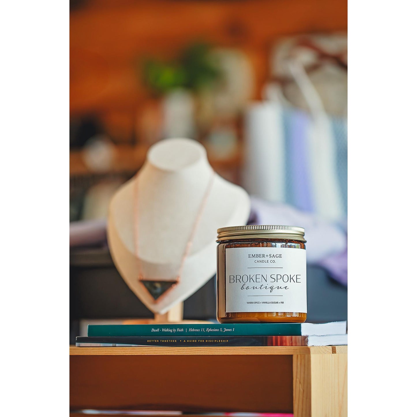 Broken Spoke Boutique | Hand-Poured Soy Coconut Wax Candle | 16oz with Double Wick