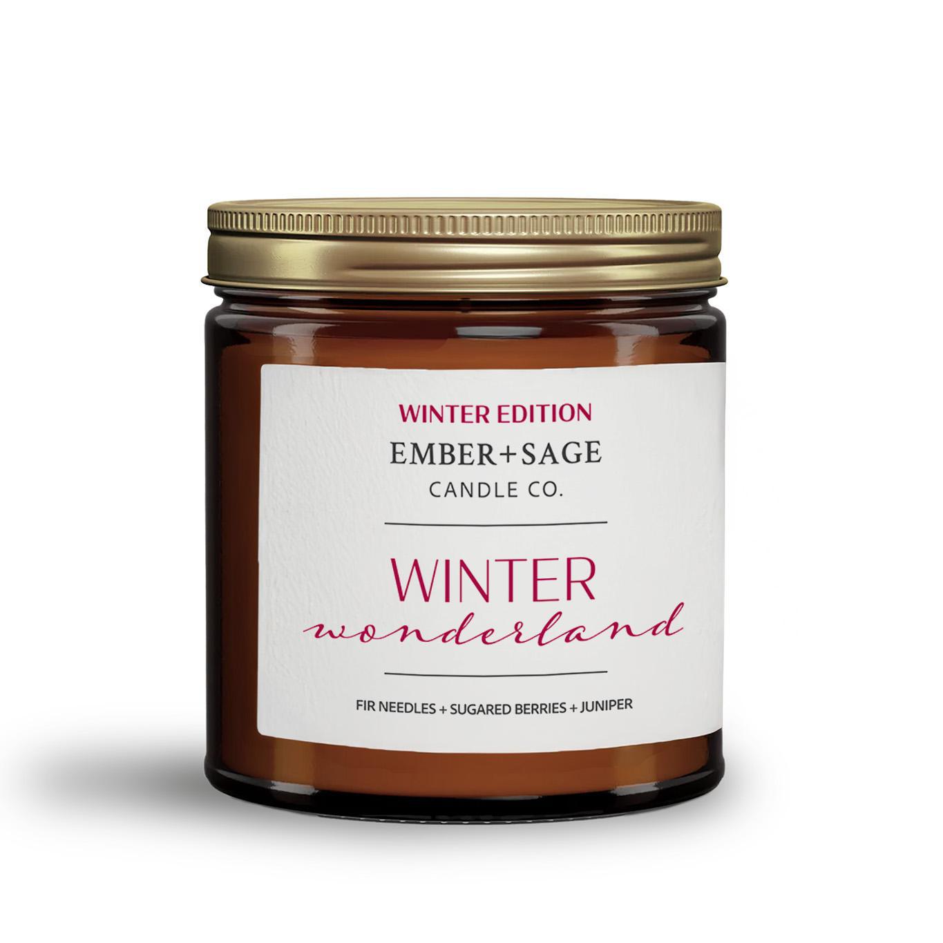 Winter Wonderland | Winter Edition | Hand-Poured Soy Coconut Wax Candle | 16oz with Double Wick
