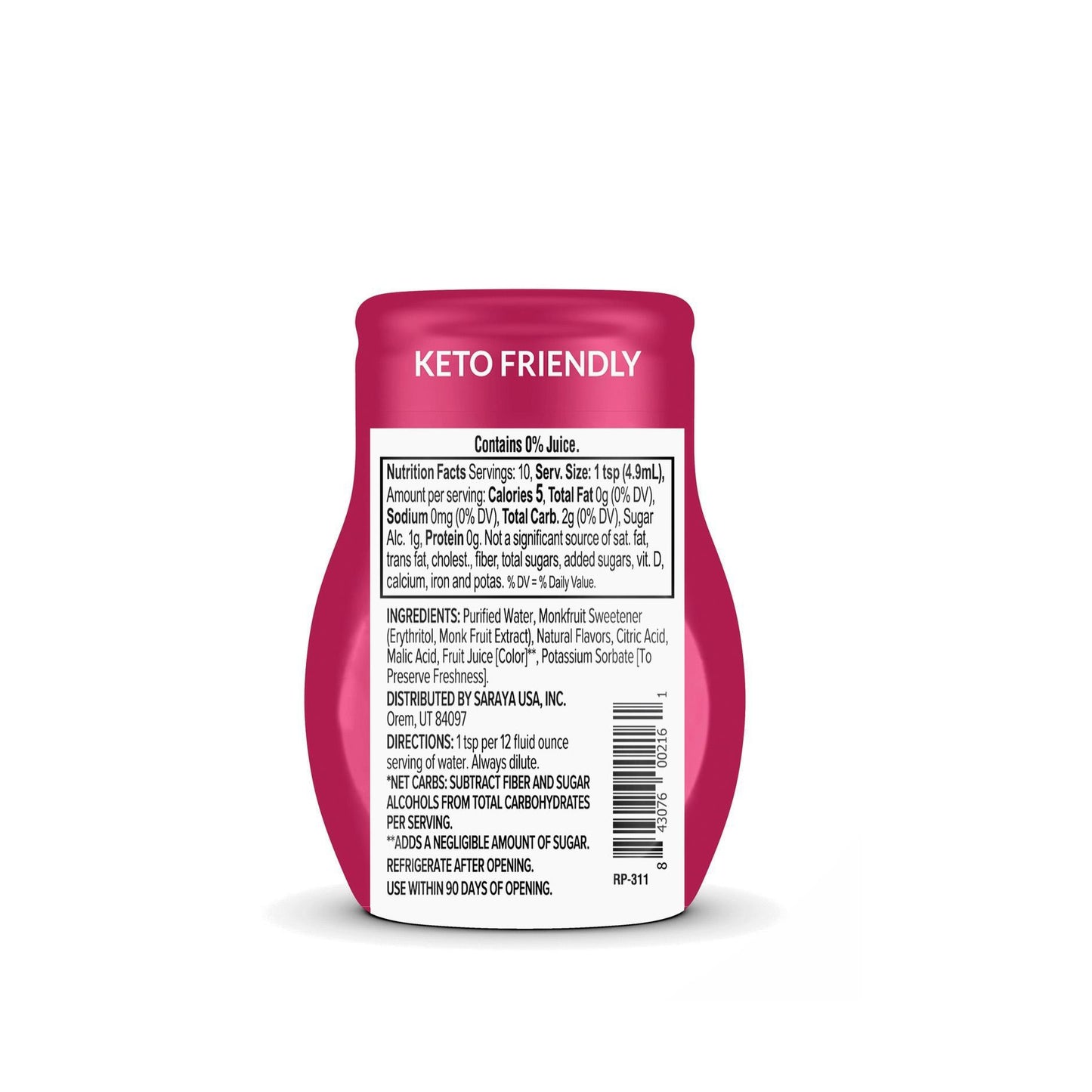 Berry Pomegranate Monkfruit Sweetened Water Enhancer - 1.67oz