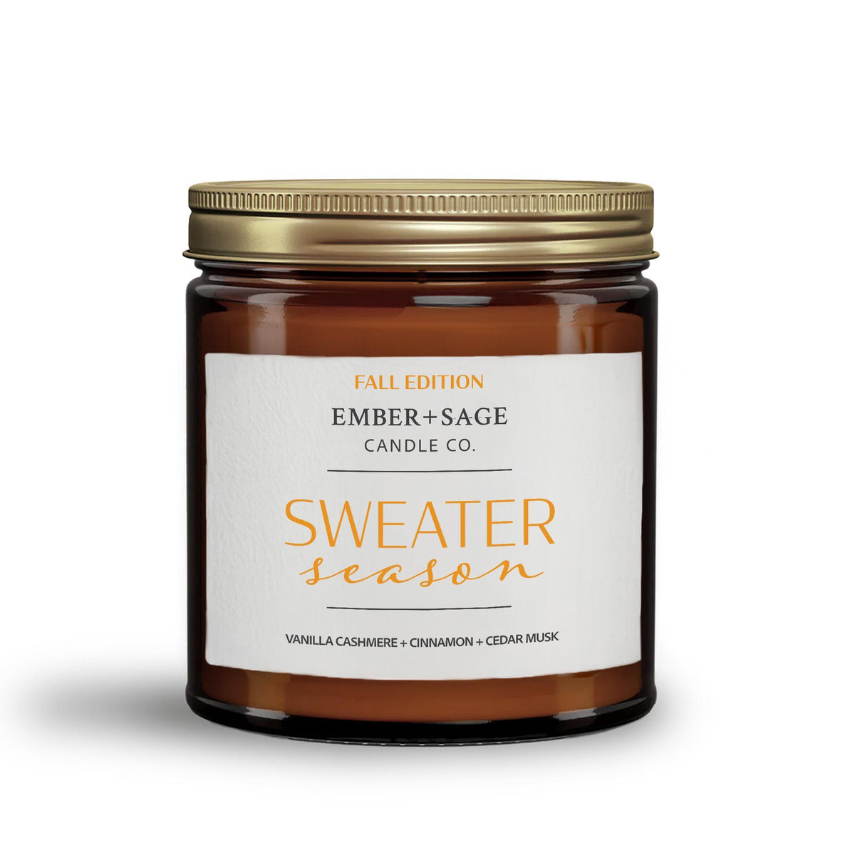 Sweater Season | Fall Edition | Hand-Poured Soy Coconut Wax Candle | 16oz with Double Wick