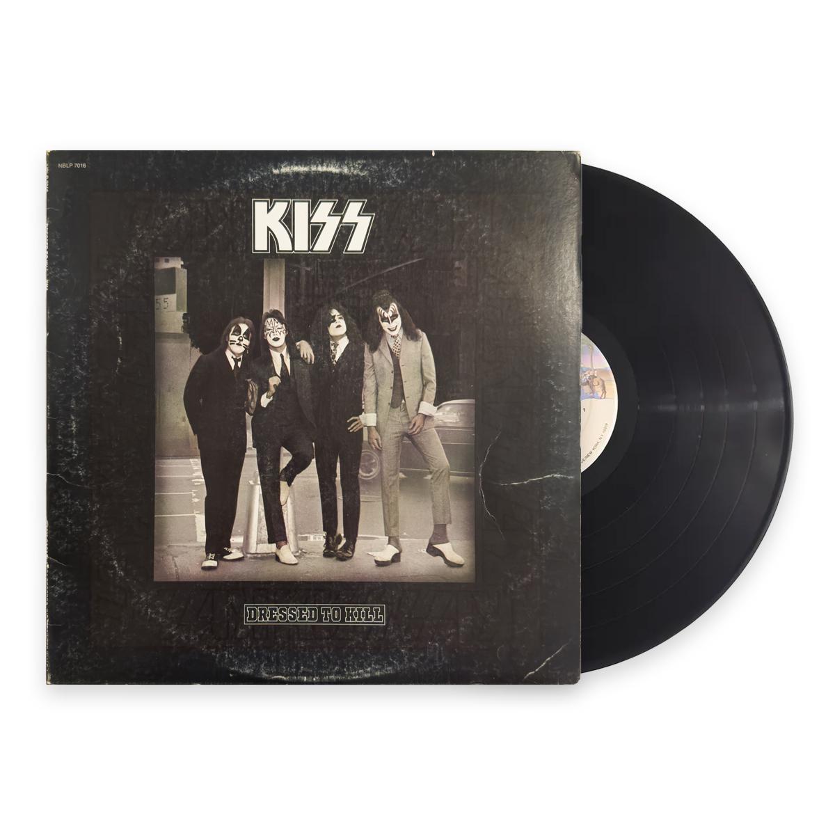 KISS "Dressed To Kill" Vinyl Record - Rare 1983/84 Hauppauge Press wit Broken Spoke Boutique KISS "Dressed To Kill" Vinyl Record - Rare 1983/84 Hauppauge Press wit Broken Spoke Boutique