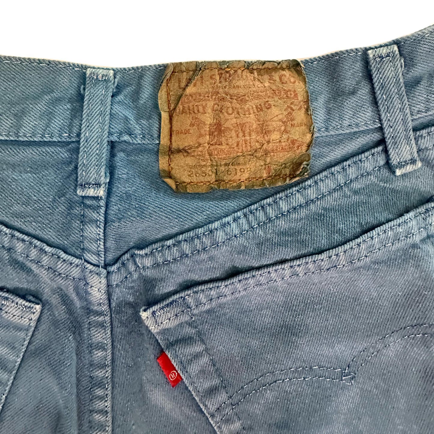 Vintage Levi Women's Blue Denim Jeans - Small
