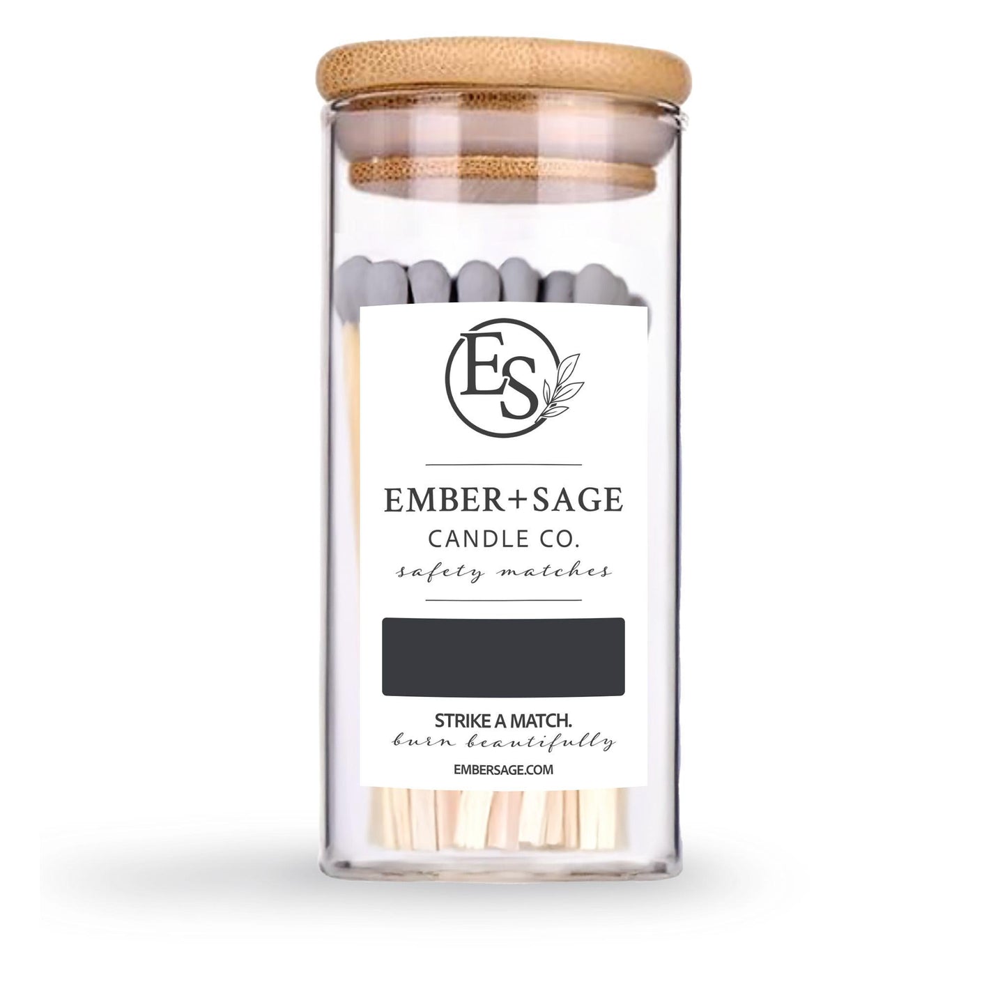 Safety Matches | Sage-Grey Tipped | 60 count