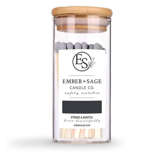 Safety Matches | Sage-Grey Tipped | 60 count