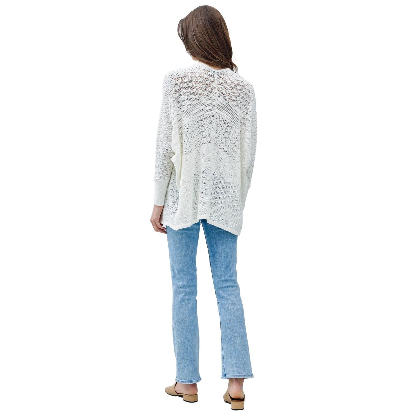 Ivory Light Weight Knit Cardigan