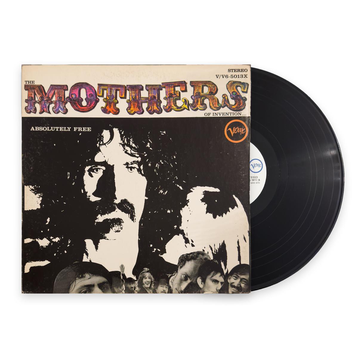 The Mothers of Invention "Absolutely Free" Rare White Label Frank Zappa Gatefold Vinyl Record