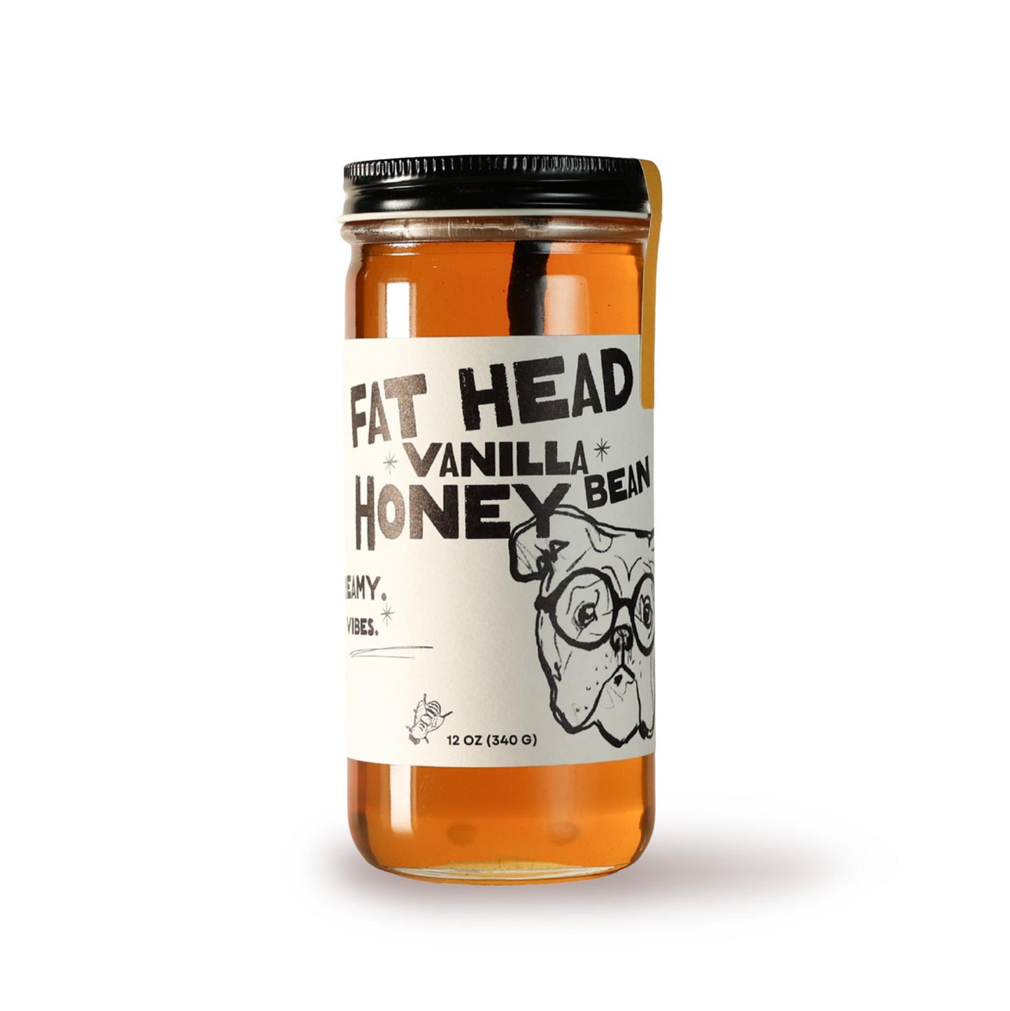 12oz Vanilla Bean Infused Honey