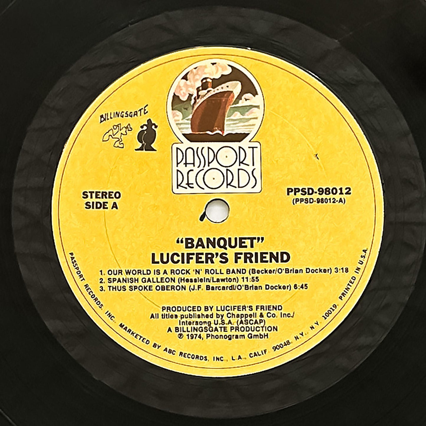 Lucifer's Friend “Banquet" Vinyl Record – 1975 US Press in Original Shrink