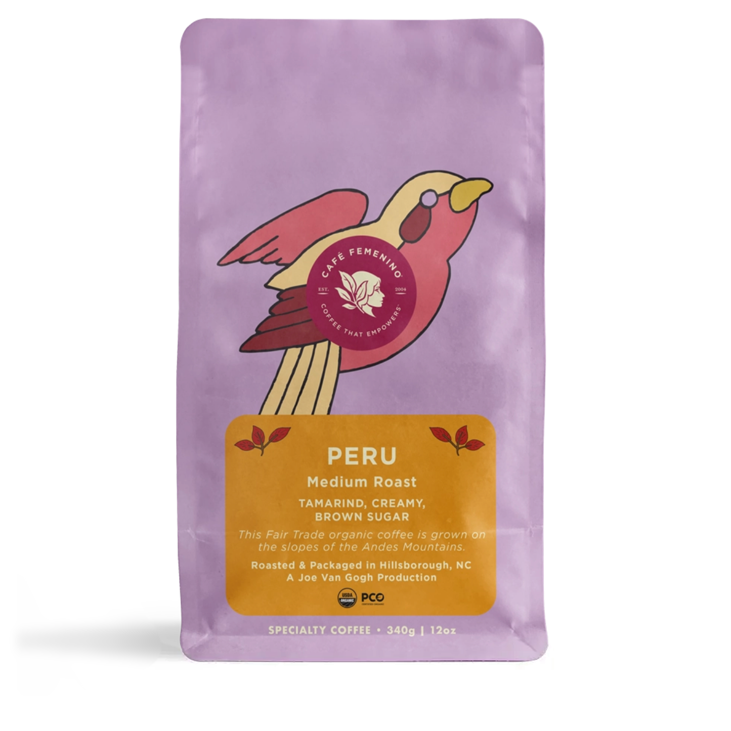 Organic Fair Trade Peru Whole Bean Coffee