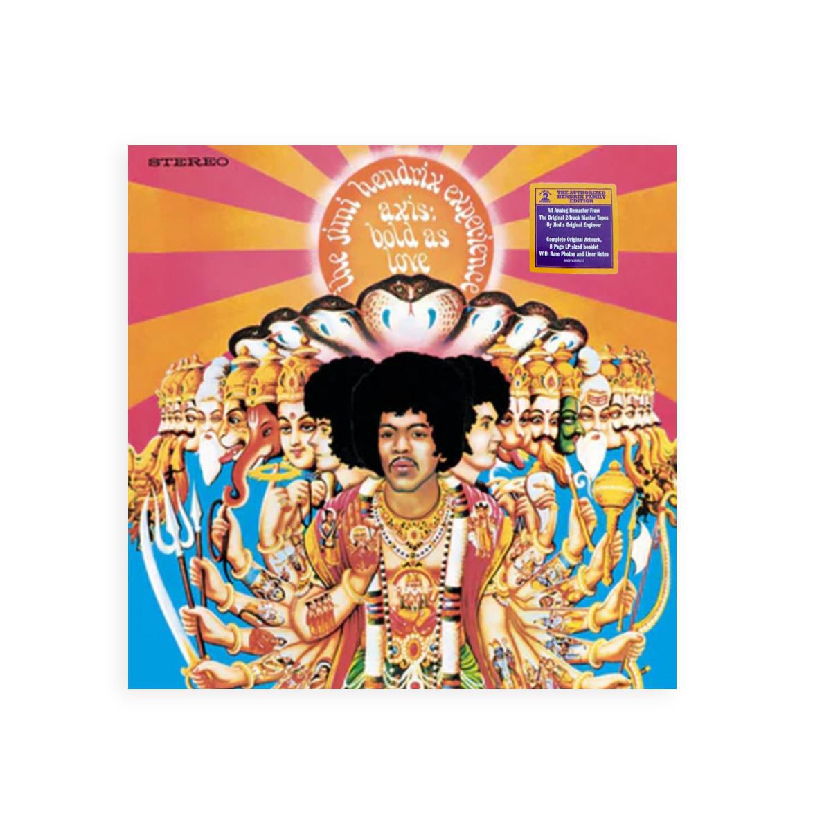 Jimi Hendrix Experience “Axis: Bold As Love" Vinyl Record – 2010 Authorized Hendrix Family Edition with 8-Page Booklet