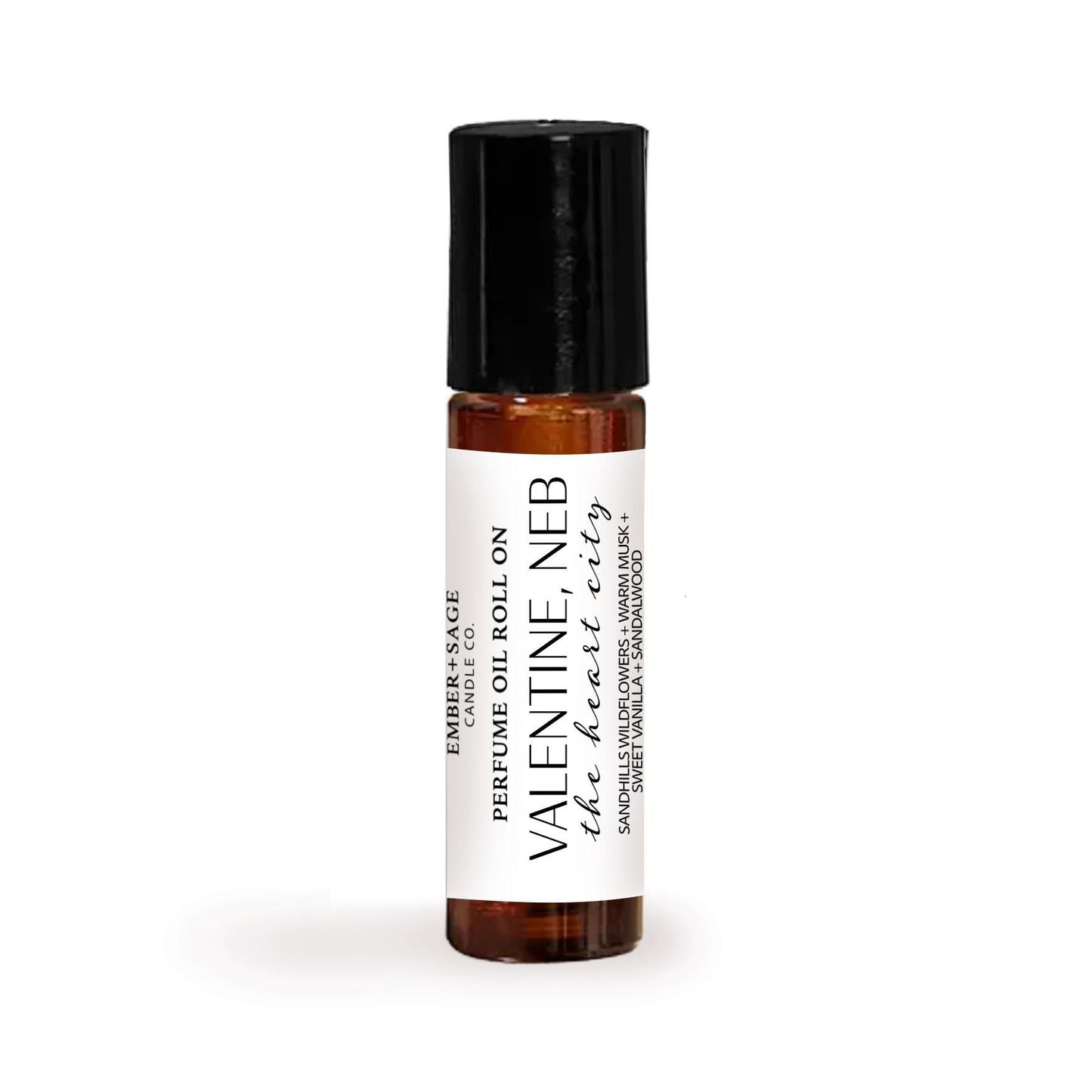Valentine, Neb: The Heart City | Perfume Oil Roll On | 10mL