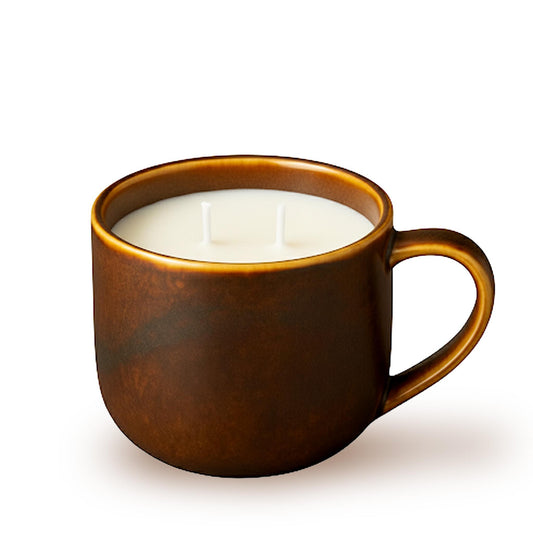 Pumpkin Spice Latte | Limited Edition | Hand-Poured Soy Coconut Wax Candle | 11oz Porcelain Mug with Double Wick