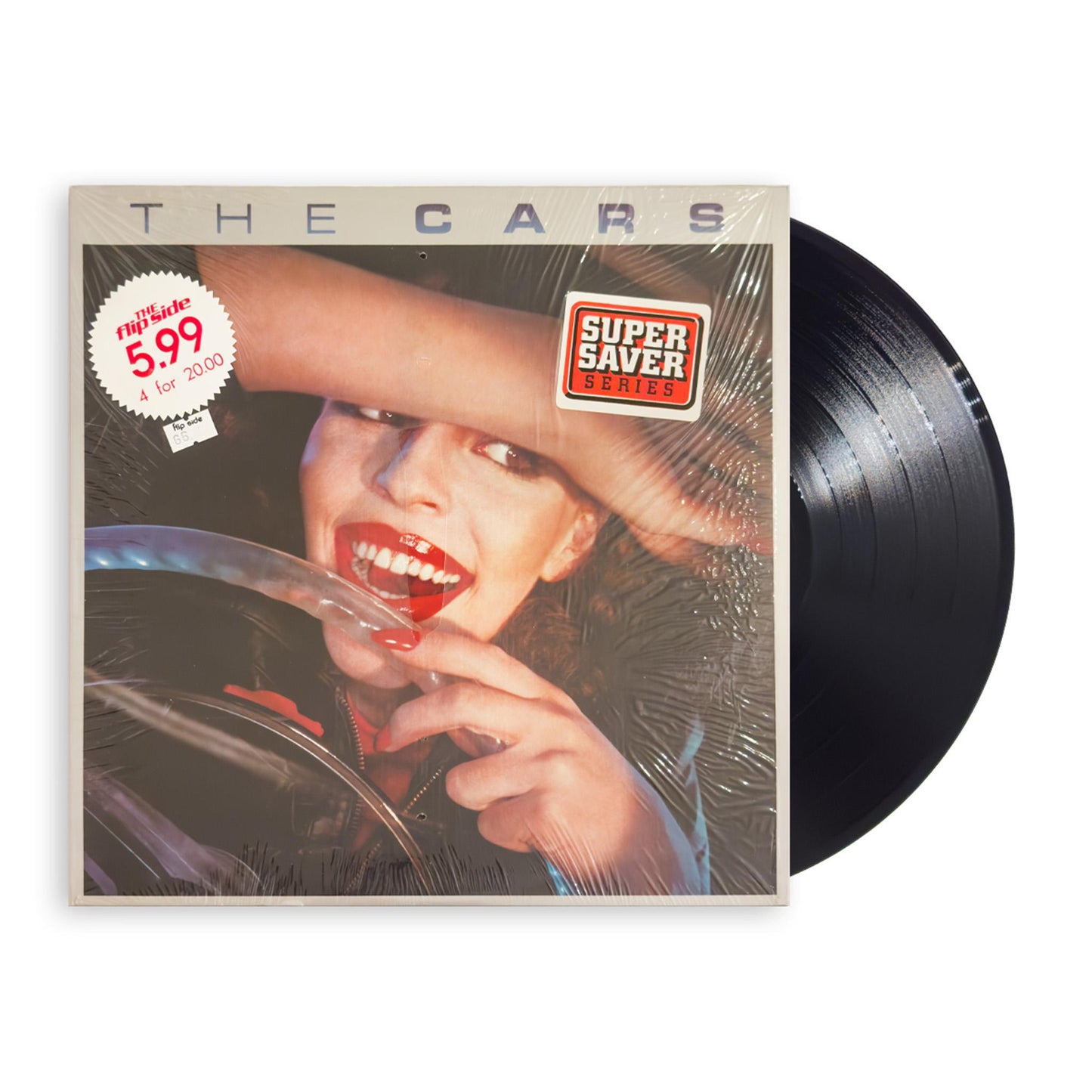 The Cars “Self Titled" Vinyl Record – 1984 US Press – White Labels with Red and Black Logo