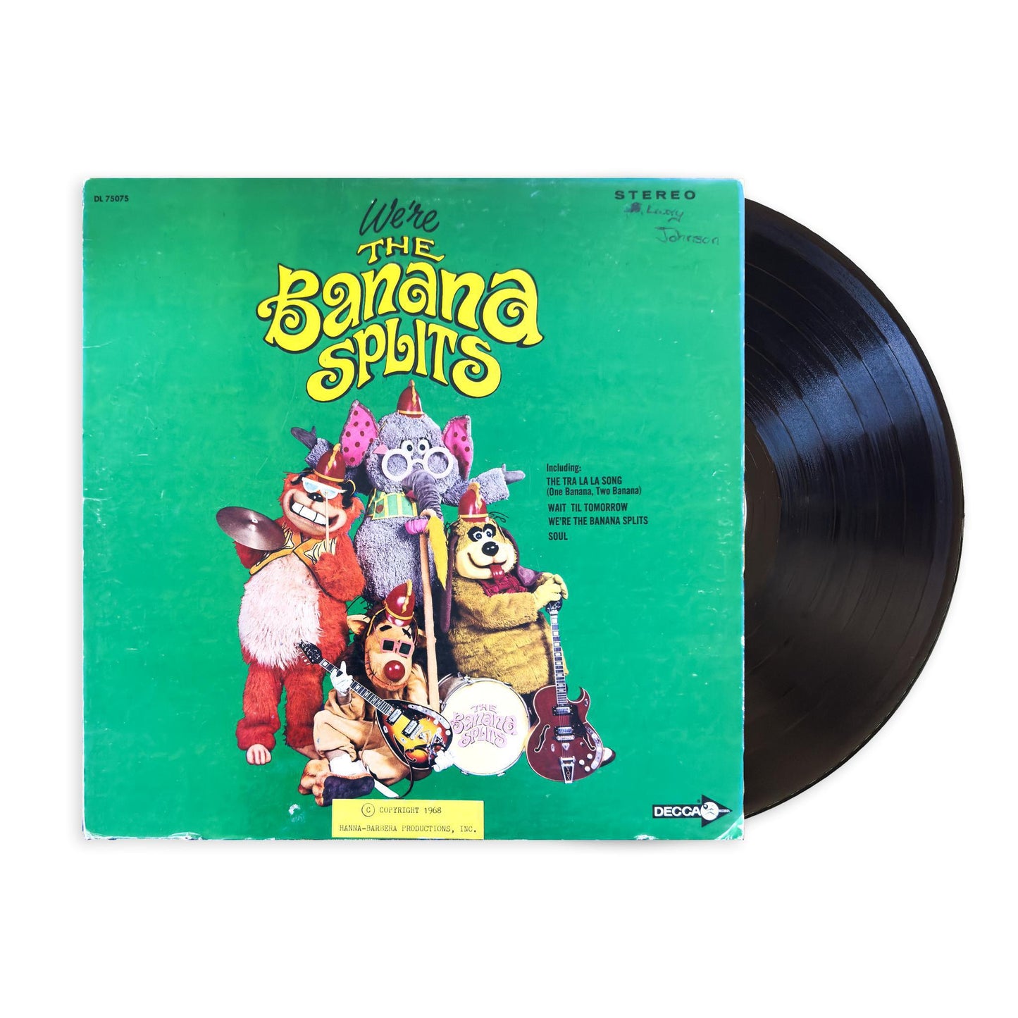 The Banana Splits "We're The Banana Splits" Vinyl Record – 1968 US Pressing – Rare Hanna Barbara Release