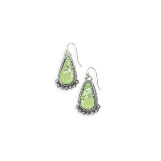 Navajo Green Gaspeite Earrings