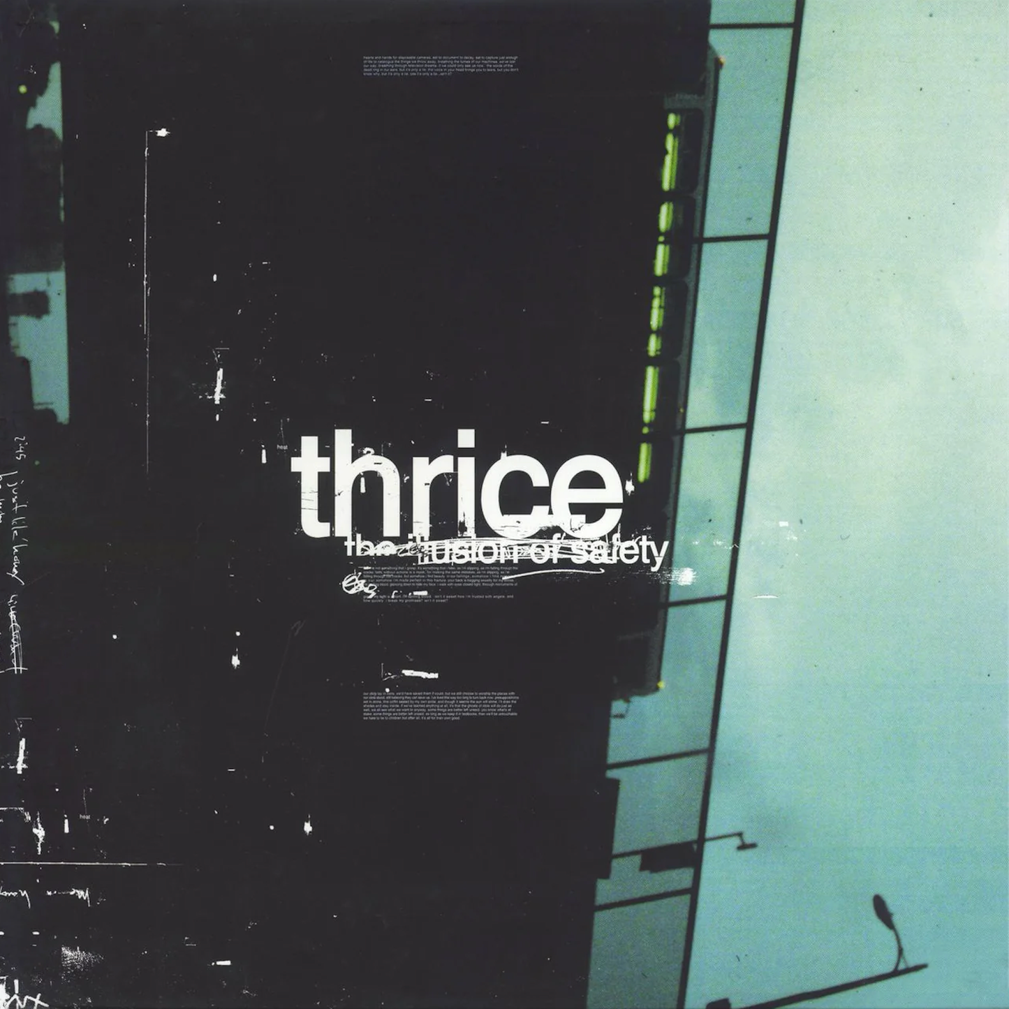 Thrice “The Illusion of Safety” Vinyl Record – 2022 Hand Numbered 20th Anniversary Limited Edition on Blue Butterfly Vinyl