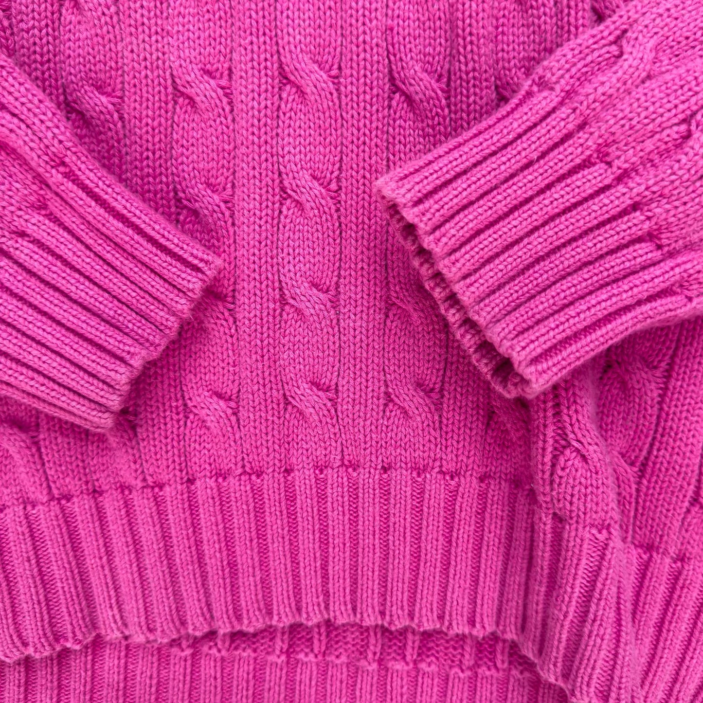 Vintage Hot Pink Ralph Lauren Sweater — Large