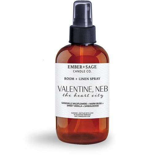 Valentine, Neb: The Heart City | Room + Linen Spray | 8oz
