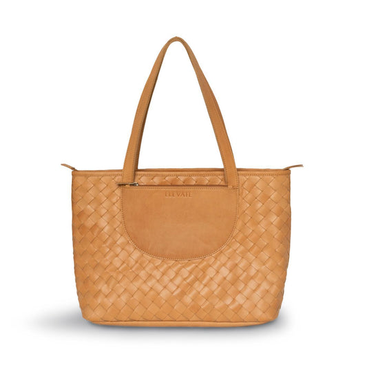 Tara Tote | Handwoven Leather Tote