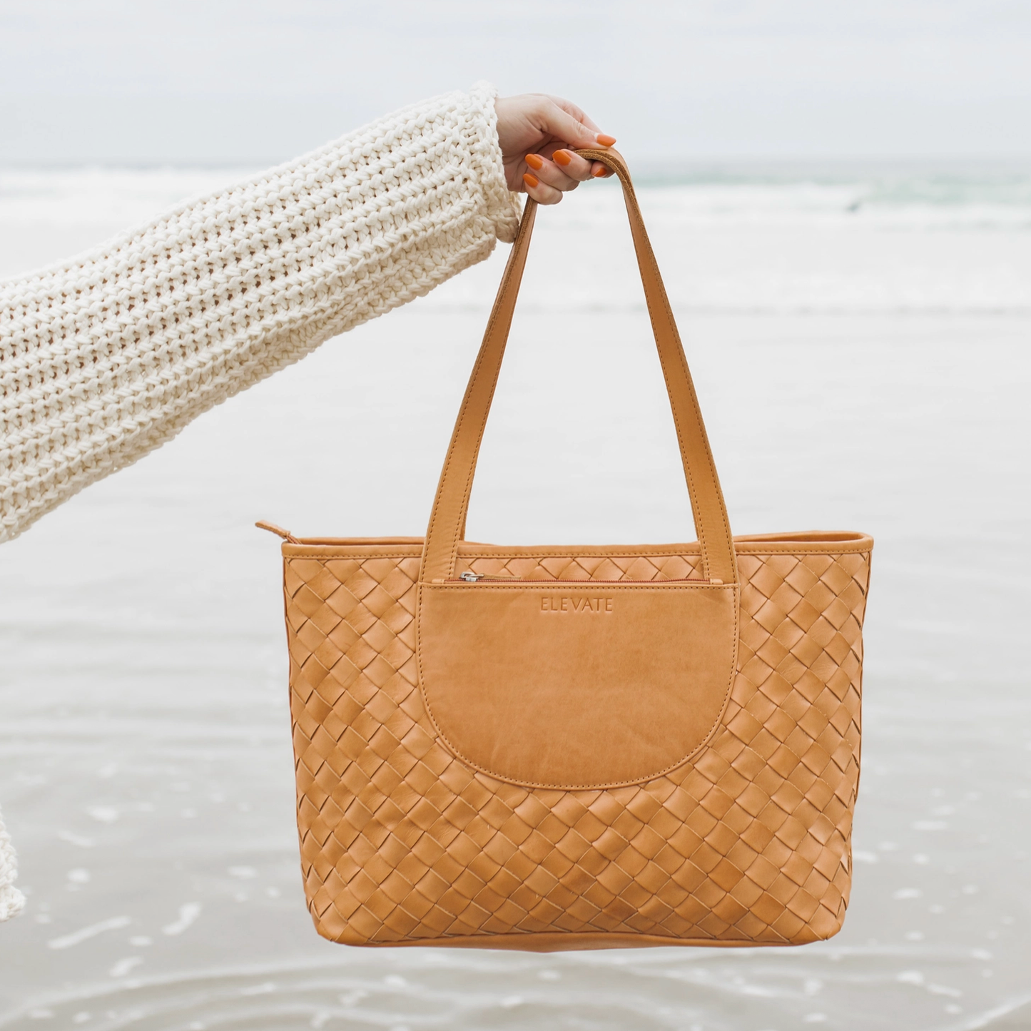 Tara Tote | Handwoven Leather Tote