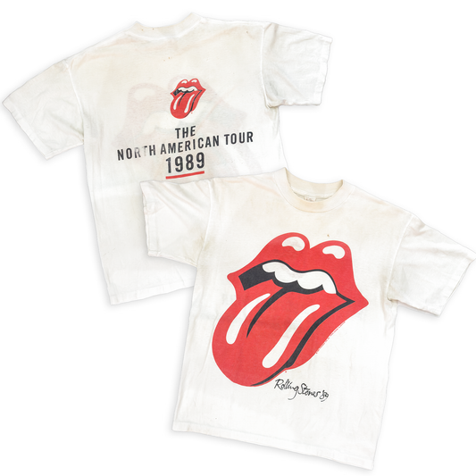 Vintage 1989 Rolling Stones 'North American Tour" Graphic Band Tee