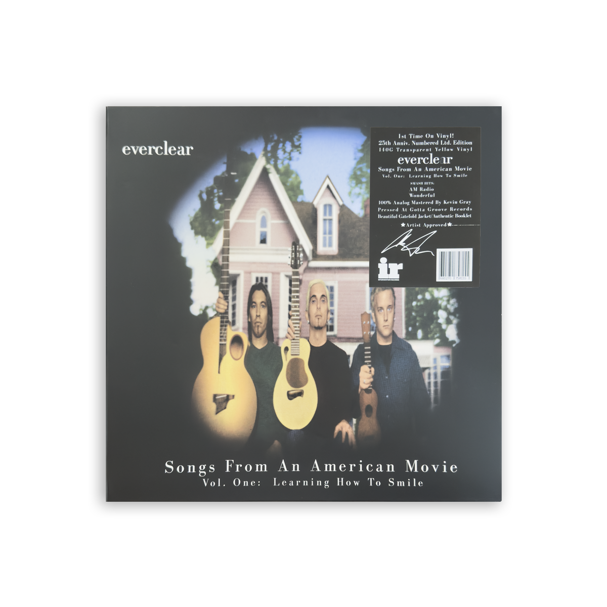 Everclear "Songs From An American Movie" Vinyl Record – Numbered Transparent Yellow with Signed Booklet