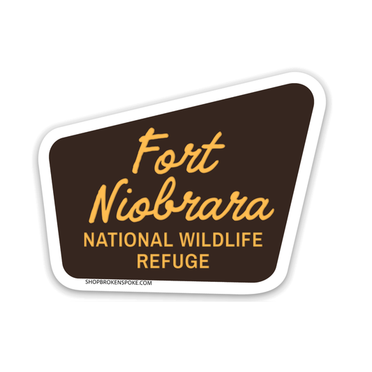Valentine Nebraska “Fort Niobrara National Wildlife Refuge” National Park Vinyl Sticker