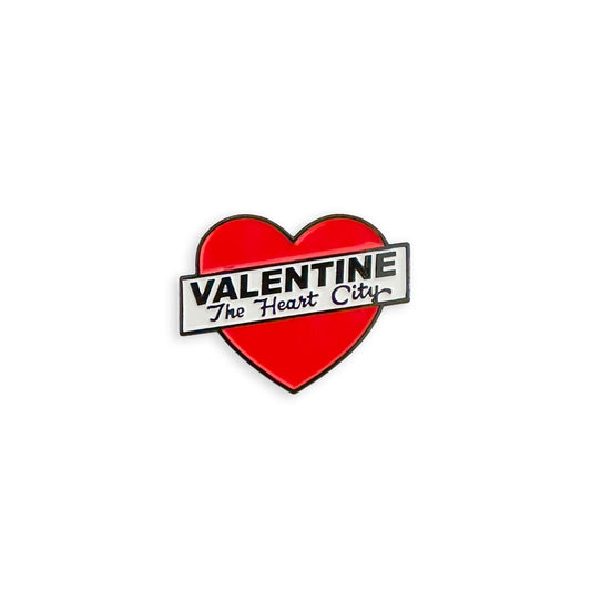 Valentine, Nebraska “The Heart City" Enamel Pin