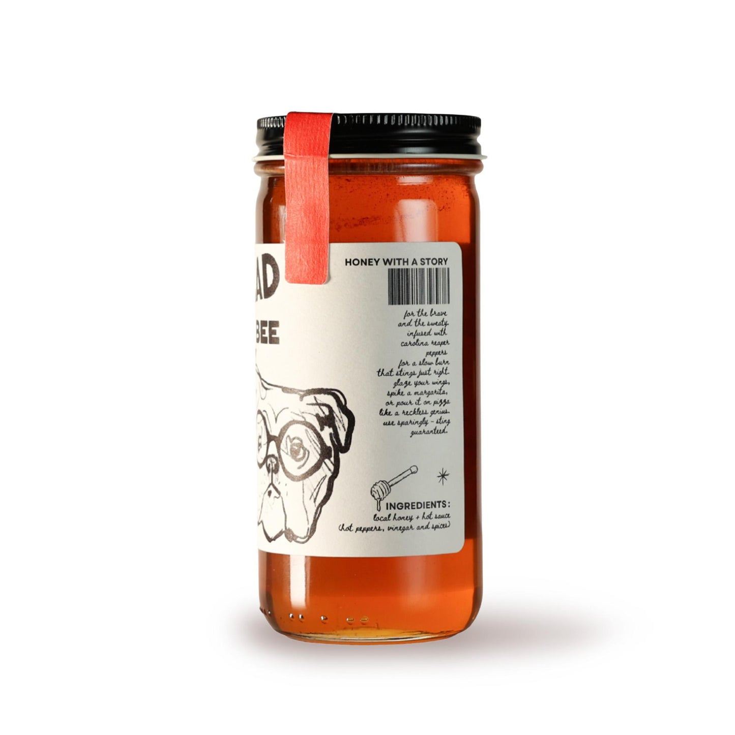 12oz Carolina Reaper Pepper Infused Hot “Killer Bee" Honey