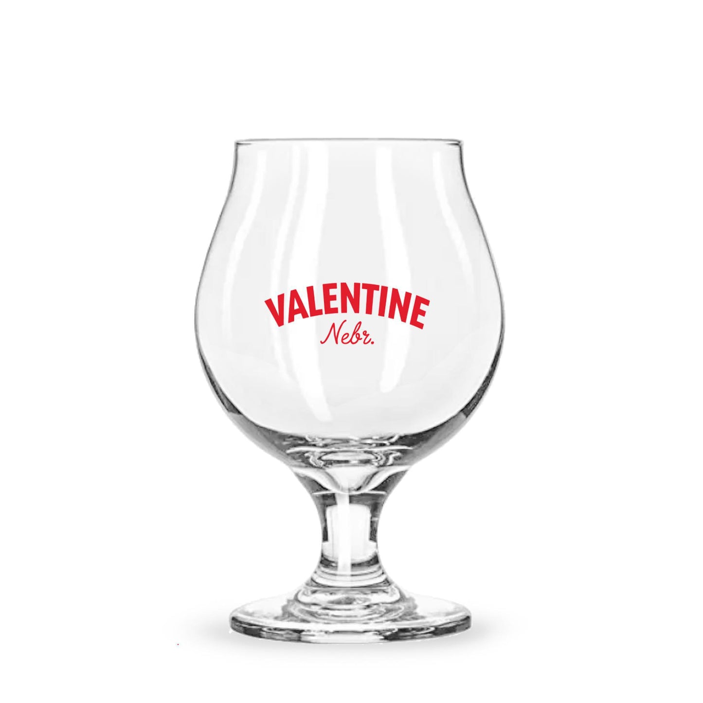 16oz "Valentine, Nebr."  Belgian Beer Glass