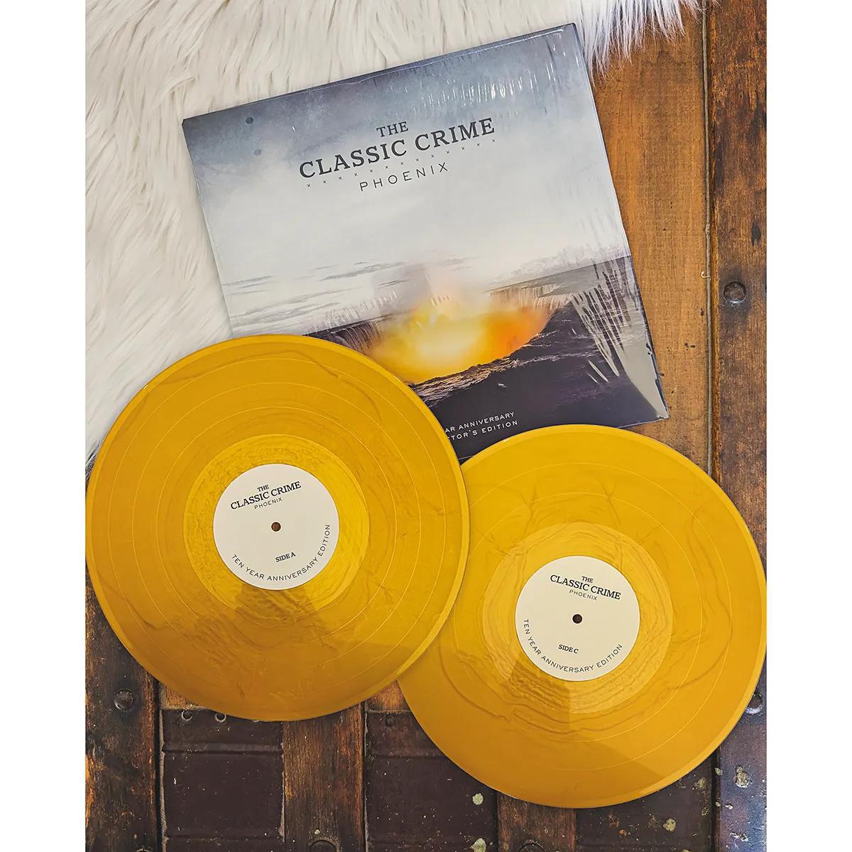 The Classic Crime "Phoenix" 2LP Vinyl Record - 2022 Rare Anniversary Special Edition on Gold Nugget Vinyl