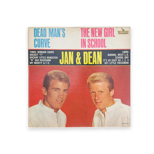 Jan & Dean "Dead Man's Curve / The New Girl In School" Vinyl Record – 1964 Mono Press