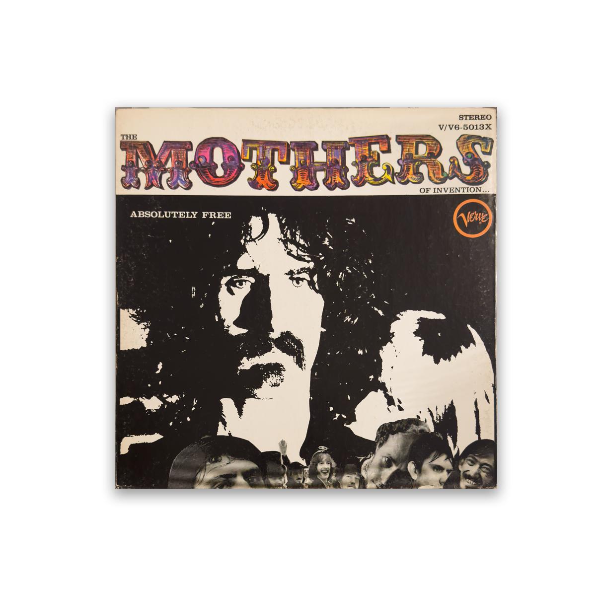 The Mothers of Invention "Absolutely Free" Rare White Label Frank Zappa Gatefold Vinyl Record