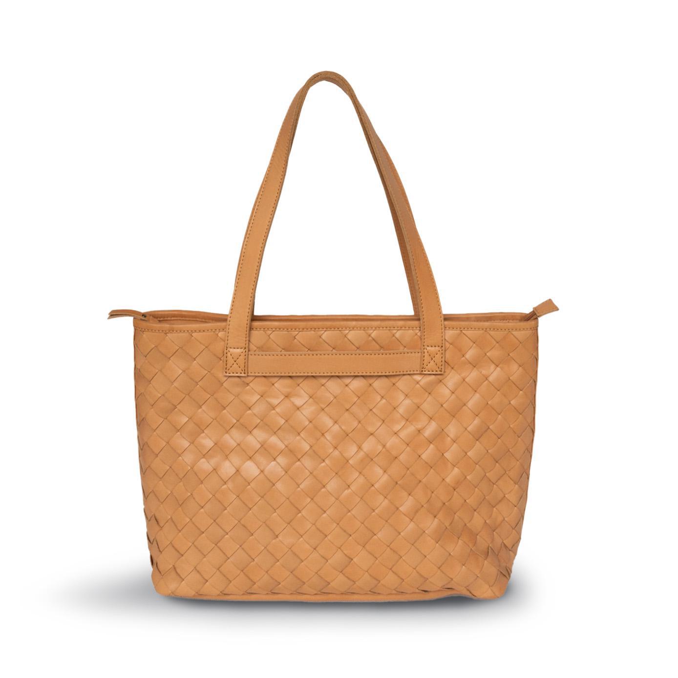 Tara Tote | Handwoven Leather Tote