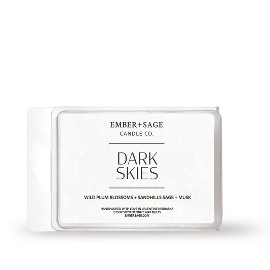 Dark Skies | Hand-Poured Soy Coconut Wax Melt | 2.75oz