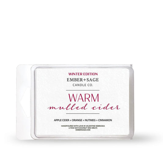 Warm Mulled Cider | Winter Edition | Hand-Poured Soy Coconut Wax Melt | 2.75oz
