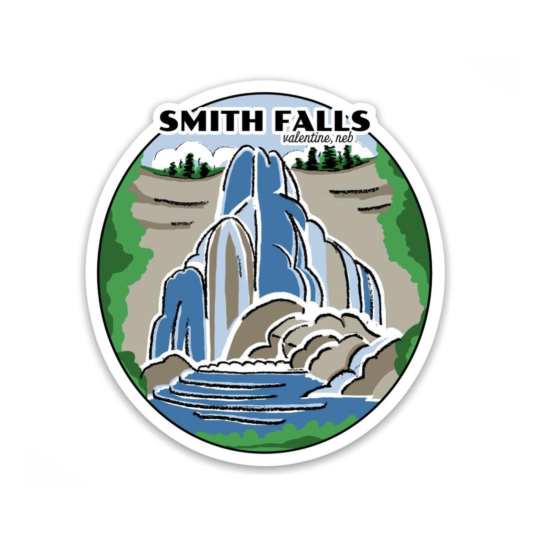 Hand-Drawn Smith Falls "Valentine, Neb." Vinyl Sticker