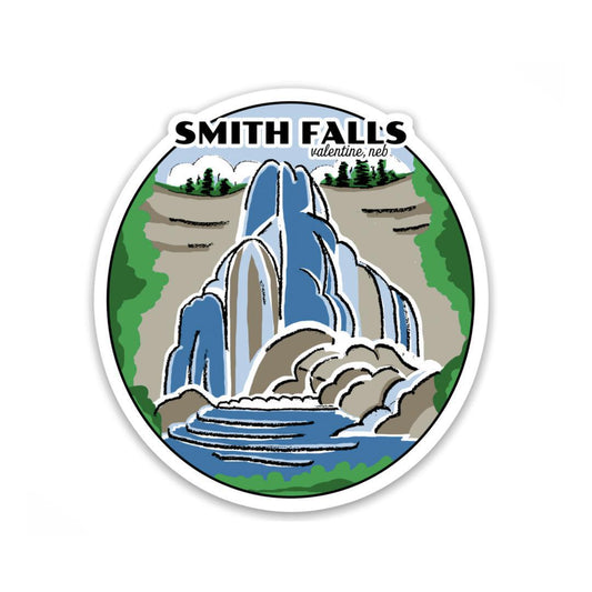 Hand-Drawn Smith Falls "Valentine, Neb." Vinyl Sticker