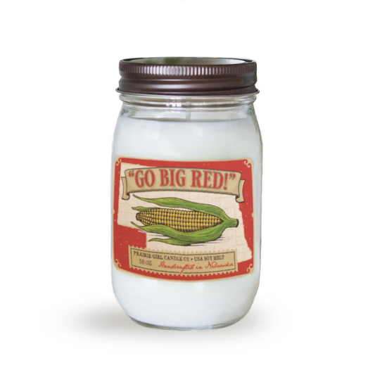 Go Big Red! Hand Poured American Soy Candle