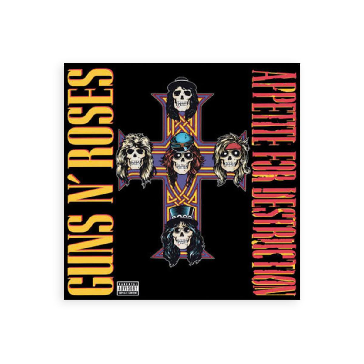 Guns N' Roses "Appetite For Destruction" Vinyl Record – 2008 Remastered Edition on 180g Vinyl